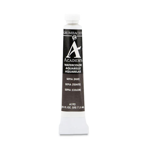 SEPIA HUE 7.5ML GRA192 ACADEMY WATERCOLOR